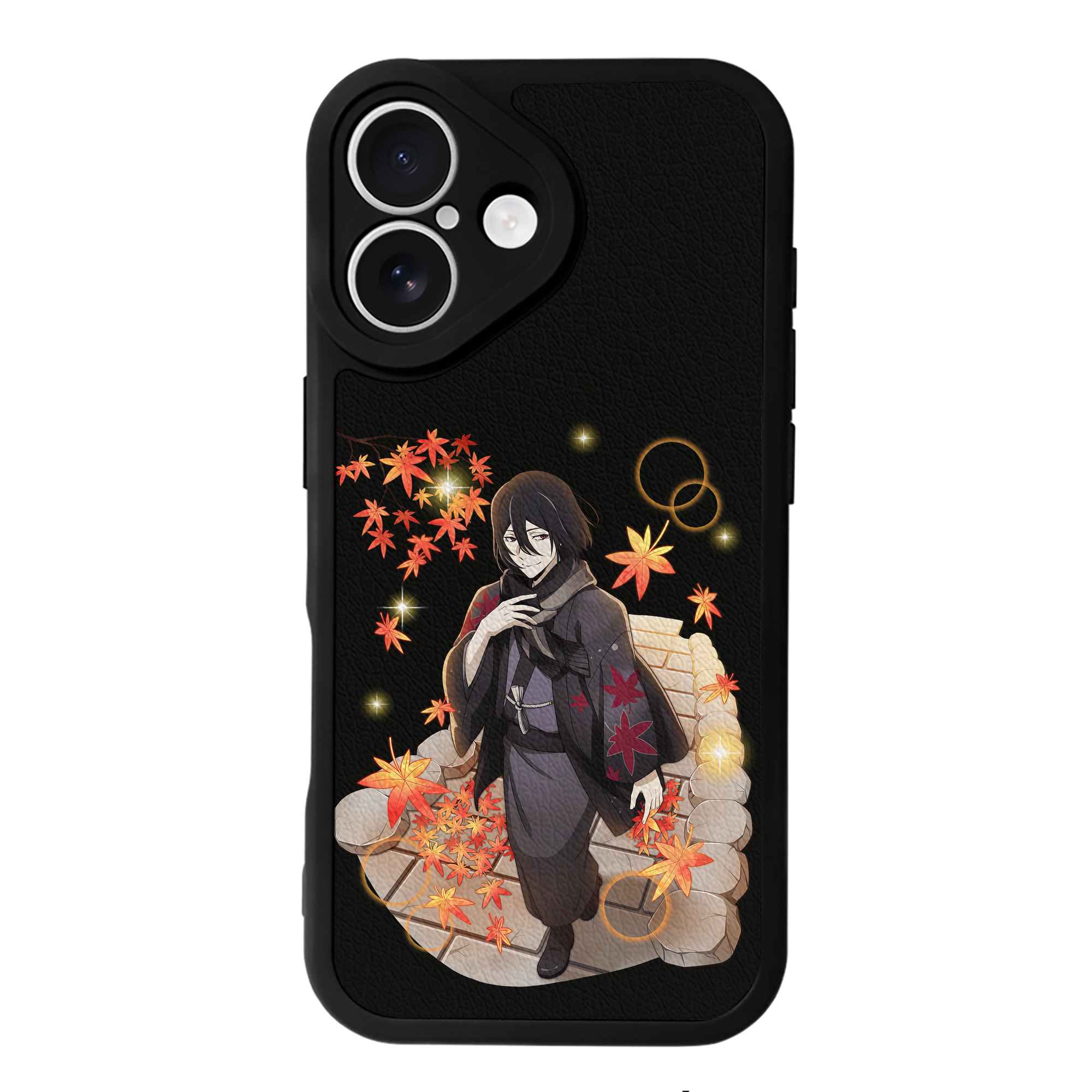 （画像用） 文豪ストレイドッグス Bungo Stray Dogs 【iPhone 16シリーズ対応】シリコンスマホケース（レザー調） 材質：シリコン